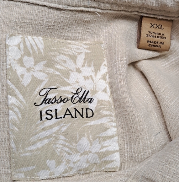 Tasso Elba Island Men's Linen Silk Blend    Size XXL - Picture 6 of 9